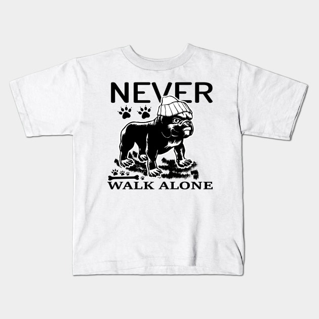 Never walk alone Kids T-Shirt by mohamadbaradai